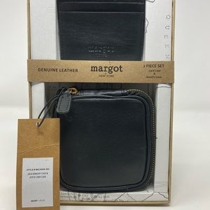 NWT Margot New York Leather Jewelry And Credit Card Case Julia and Joyce Wallet